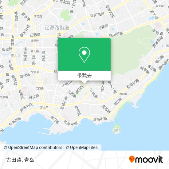 古田路地图