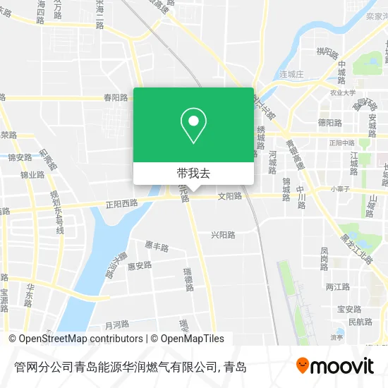 管网分公司青岛能源华润燃气有限公司地图