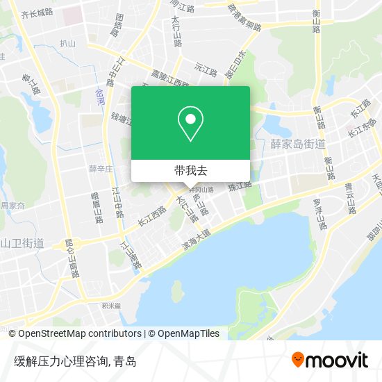 缓解压力心理咨询地图