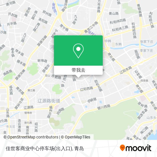 佳世客商业中心停车场(出入口)地图