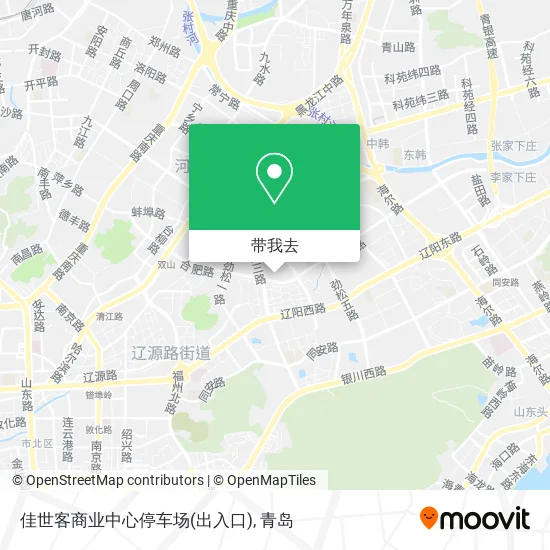 佳世客商业中心停车场(出入口)地图