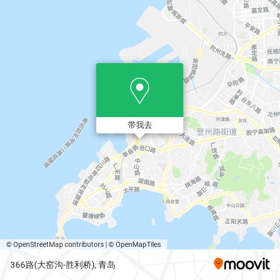 366路(大窑沟-胜利桥)地图