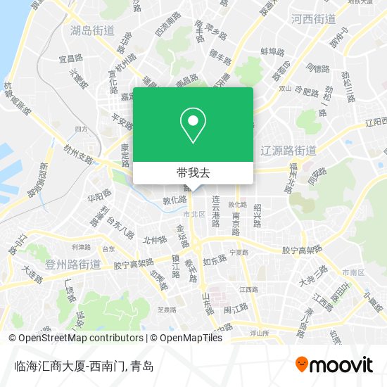 临海汇商大厦-西南门地图