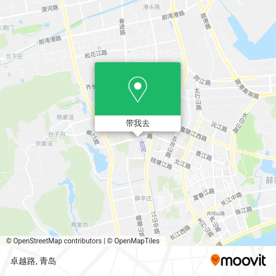 卓越路地图