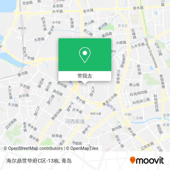 海尔鼎世华府C区-13栋地图