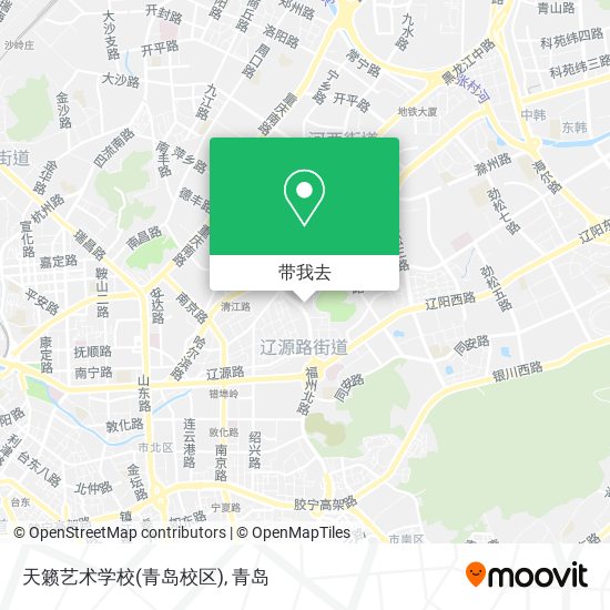 天籁艺术学校(青岛校区)地图