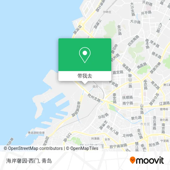 海岸馨园-西门地图