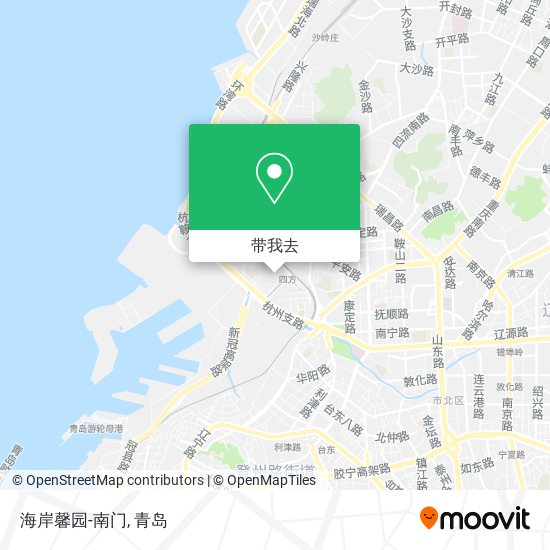 海岸馨园-南门地图
