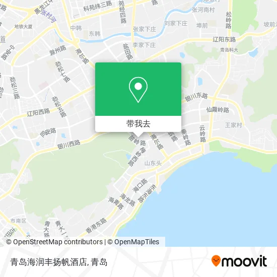 青岛海润丰扬帆酒店地图