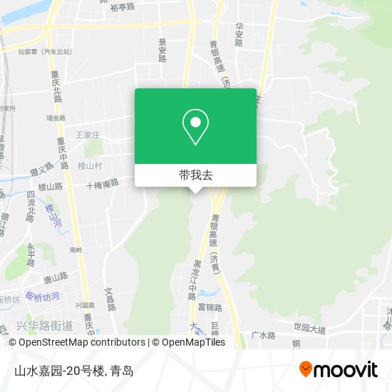 山水嘉园-20号楼地图