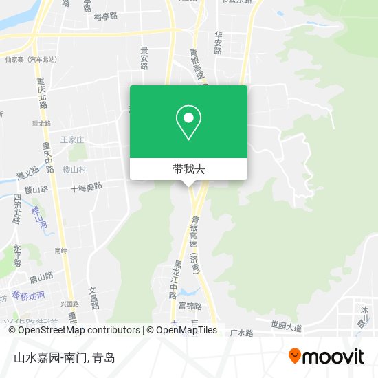 山水嘉园-南门地图