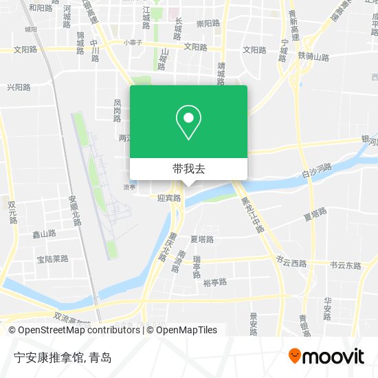 宁安康推拿馆地图