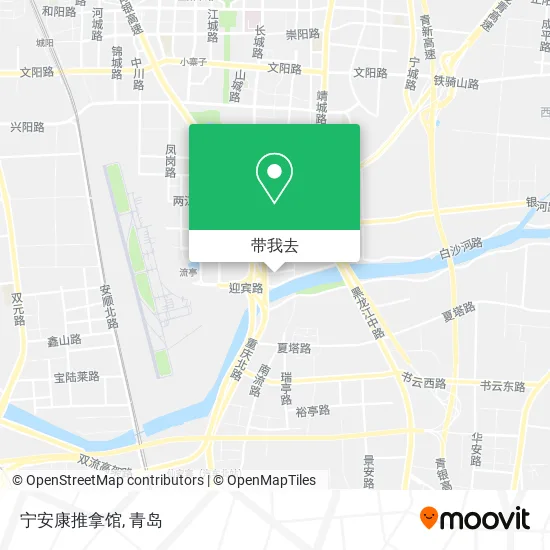 宁安康推拿馆地图