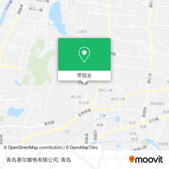 青岛赛尔服饰有限公司地图