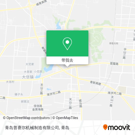 青岛普赛尔机械制造有限公司地图