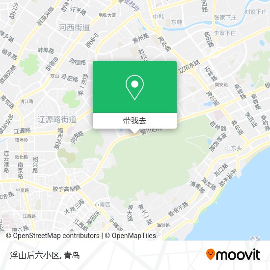 浮山后六小区地图