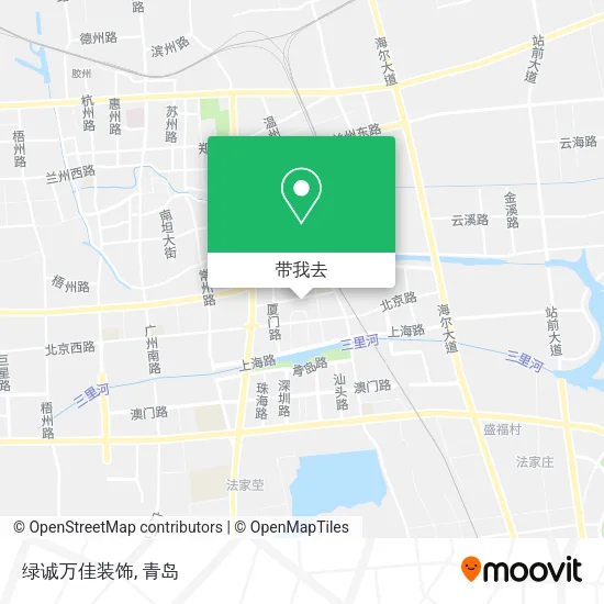 绿诚万佳装饰地图