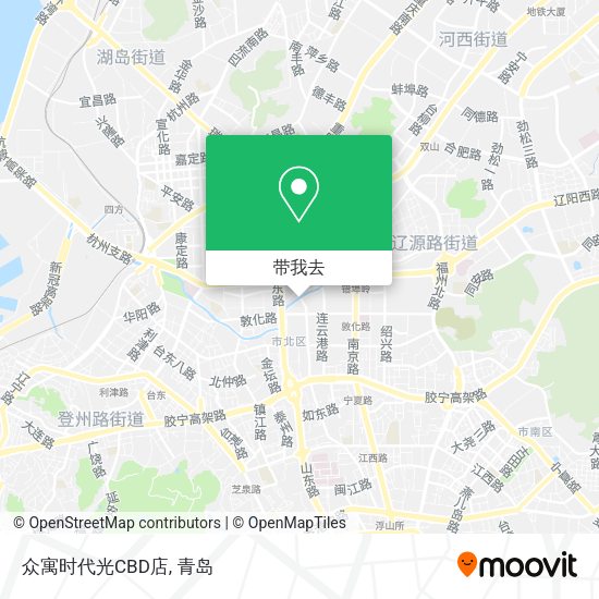 众寓时代光CBD店地图