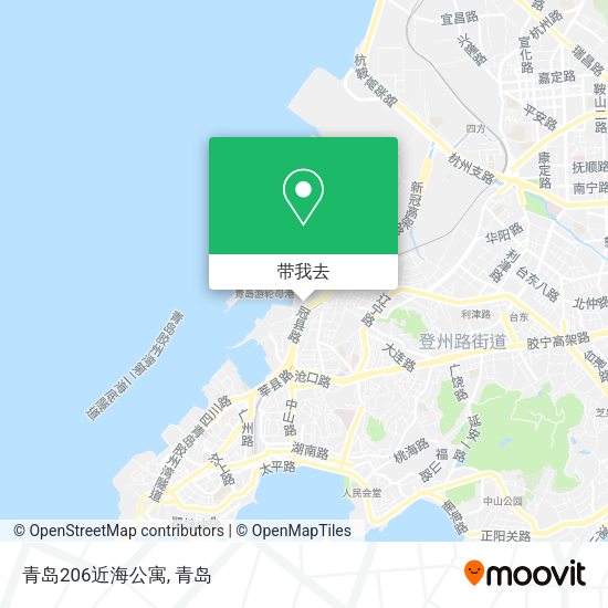 青岛206近海公寓地图