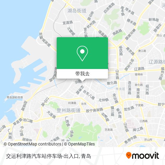 交运利津路汽车站停车场-出入口地图