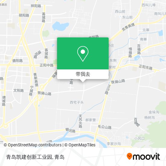 青岛凯建创新工业园地图