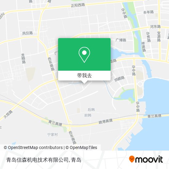 青岛信森机电技术有限公司地图
