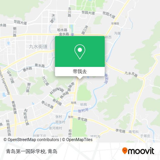 青岛第一国际学校地图