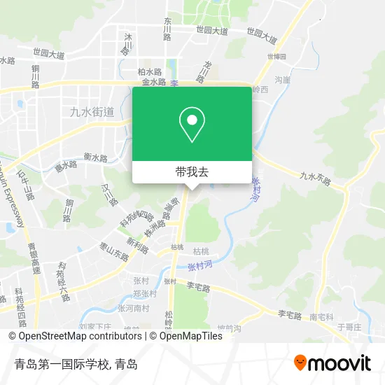 青岛第一国际学校地图