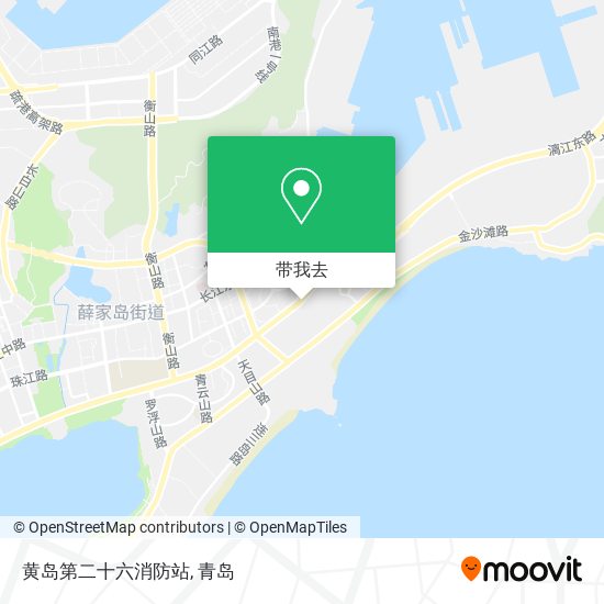 黄岛第二十六消防站地图