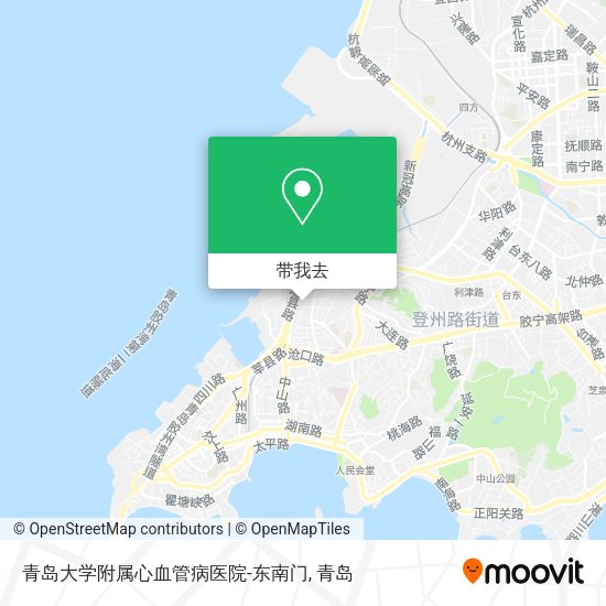 青岛大学附属心血管病医院-东南门地图