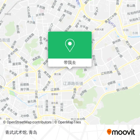 青武武术馆地图