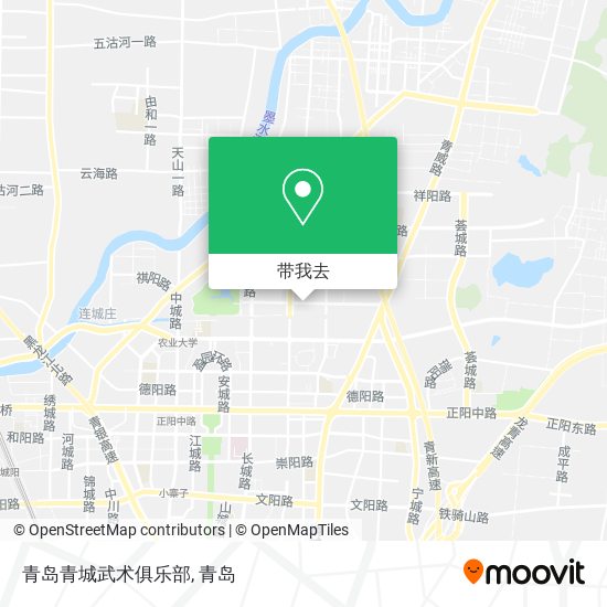 青岛青城武术俱乐部地图
