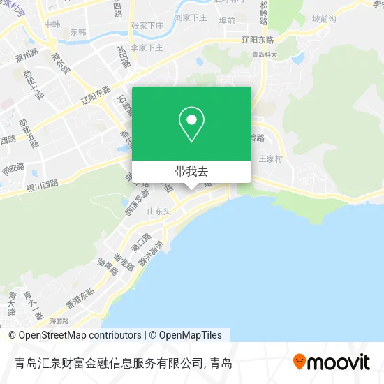青岛汇泉财富金融信息服务有限公司地图