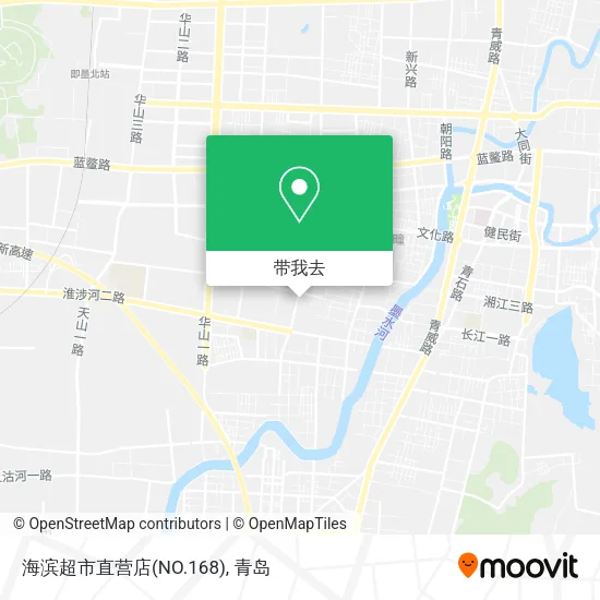 海滨超市直营店(NO.168)地图
