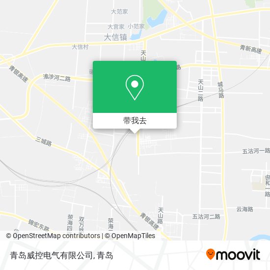 青岛威控电气有限公司地图