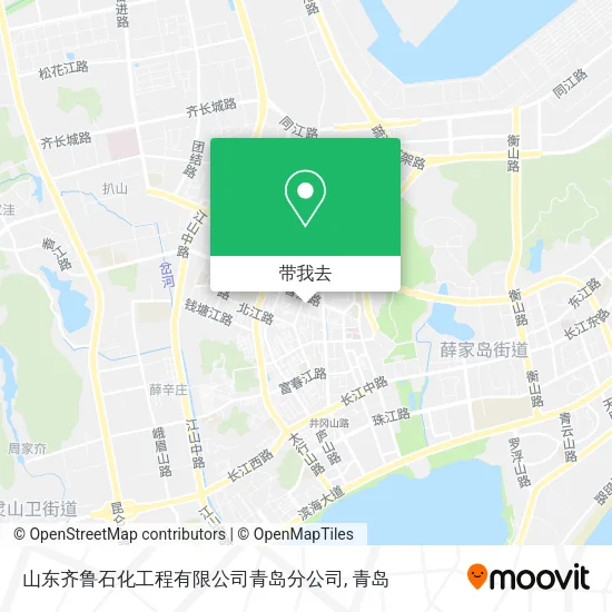山东齐鲁石化工程有限公司青岛分公司地图