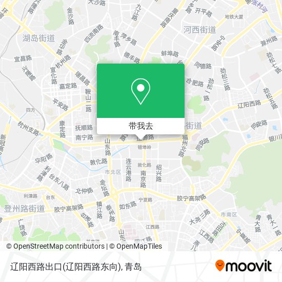 辽阳西路出口(辽阳西路东向)地图