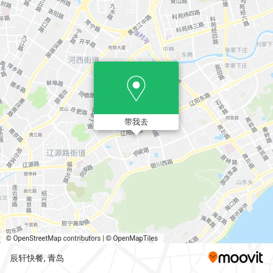 辰轩快餐地图