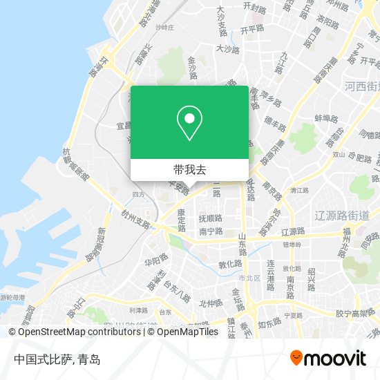 中国式比萨地图