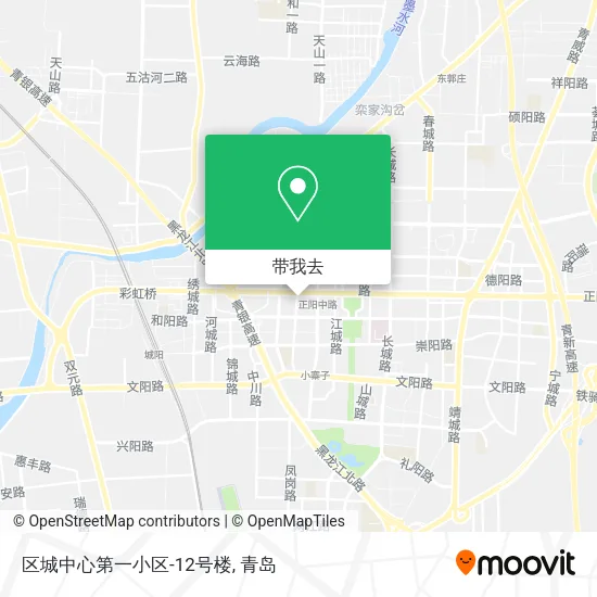 区城中心第一小区-12号楼地图