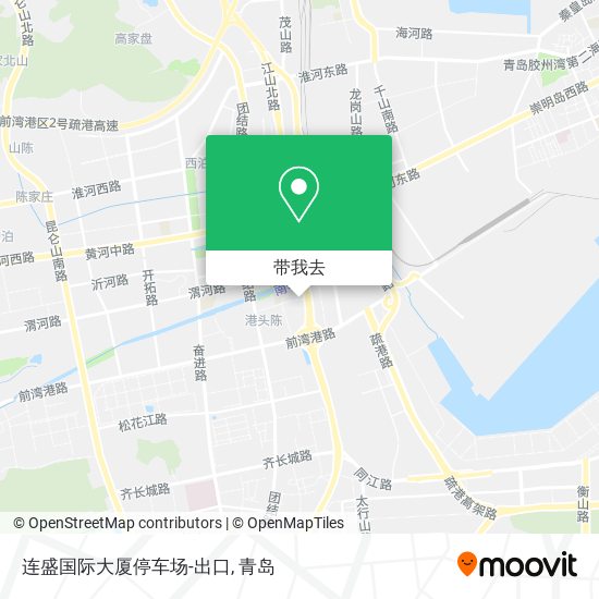 连盛国际大厦停车场-出口地图