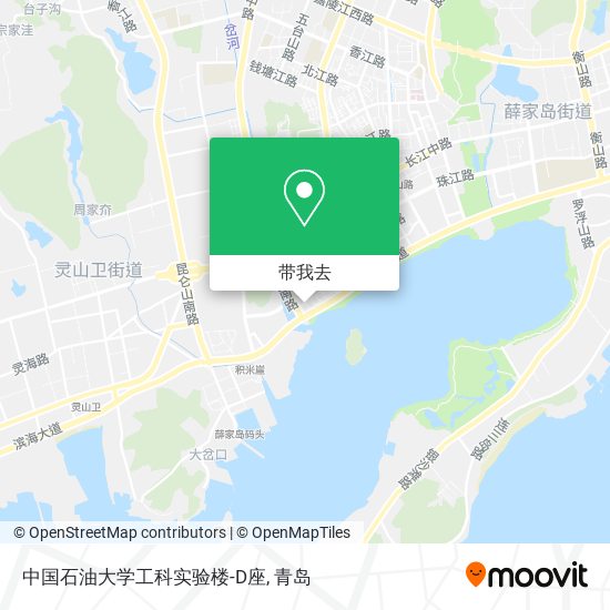 中国石油大学工科实验楼-D座地图