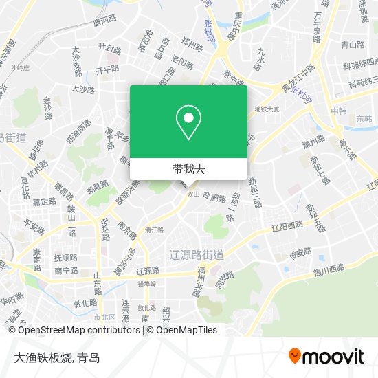 大渔铁板烧地图