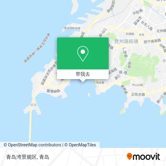 青岛湾景观区地图