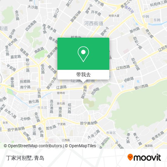 丁家河别墅地图