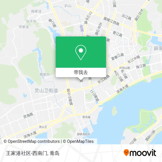 王家港社区-西南门地图