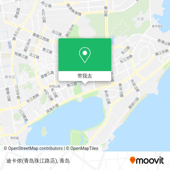 迪卡侬(青岛珠江路店)地图