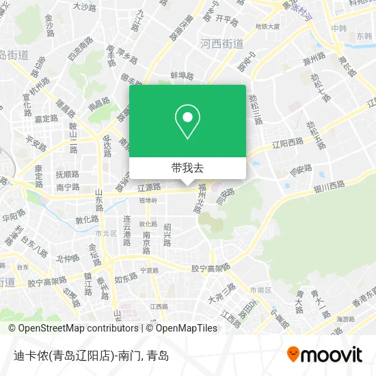 迪卡侬(青岛辽阳店)-南门地图