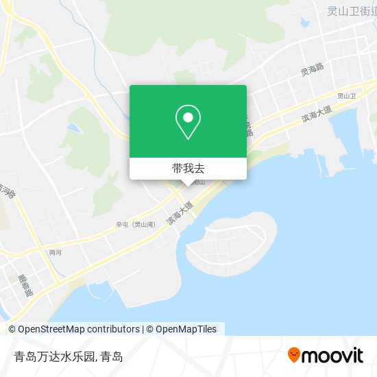 青岛万达水乐园地图