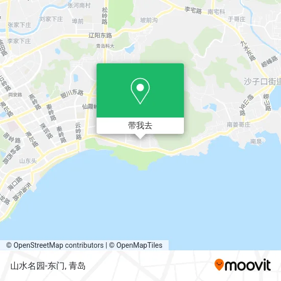 山水名园-东门地图